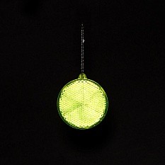 Пешеходный светоотражатель с цепочкой «Круг»