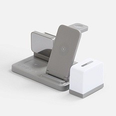 Зарядная станция с электронными часами и подсветкой Large Charge ver.3