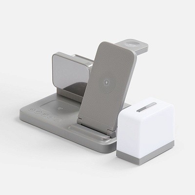 Зарядная станция с электронными часами и подсветкой Large Charge ver.3