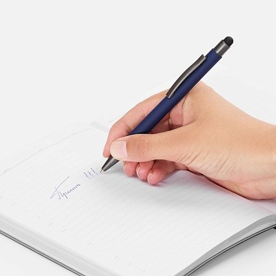 Ручка шариковая Atento Soft Touch со стилусом