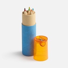 Набор цветных карандашей Kiddo с точилкой