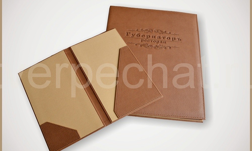Папки из кожзама