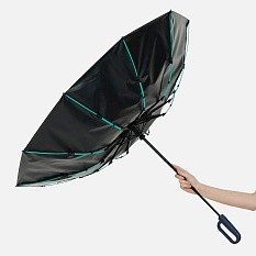 Зонт складной Skymate с УФ-защитой и ручкой-карабином