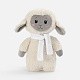 Мягкая игрушка Beastie Toys, овечка с белым шарфом