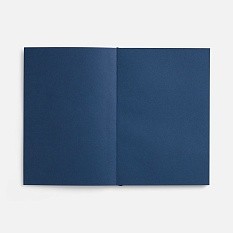 Ежедневник Flat, недатированный, синий