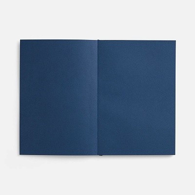 Ежедневник Flat, недатированный, синий