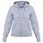 Толстовка женская Hooded Full Zip серый меланж