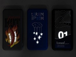 Аккумулятор Uniscend Starry с подсветкой, 10000 мАч