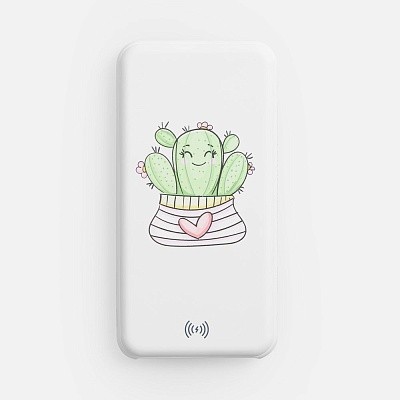 Аккумулятор с беспроводной зарядкой All Day Wireless, 10000 мАч