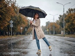 Зонт складной Edgeline