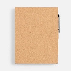 Мини-блокнот Eco Light с ручкой с черными элементами