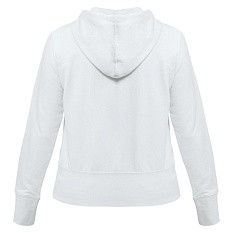 Толстовка женская Hooded Full Zip белая