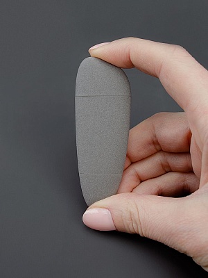 Флешка Pebble Universal, USB 3.0, серая