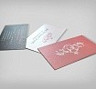 Визитки на дизайнерской и крафтовой бумаге