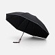 Зонт наоборот складной Futurum со светоотражающим кантом
