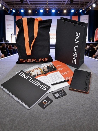Брендированная продукция для конференции SHEFLINE