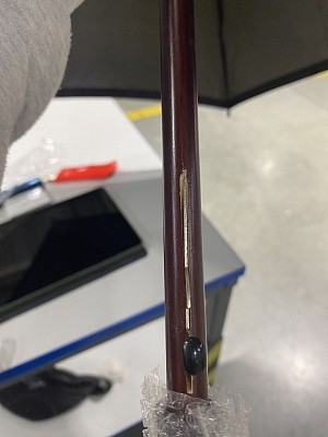 УЦЕНКА! Зонт-трость светоотражающий Reflect