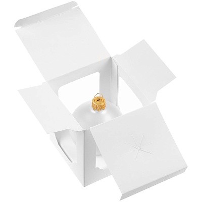 Елочный шар Gala Matt в коробке, 8,5 см