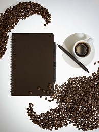 Блокнот на спирали Coffeist