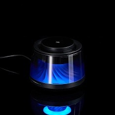 Bluetooth-колонка с подсветкой и беспроводной зарядкой Quantium