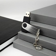 Флешка Twist, черная