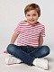 Футболка детская Miles Kids белая с красным