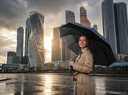 Зонт складной с УФ-защитой Ribstar
