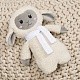 Мягкая игрушка Beastie Toys, овечка с белым шарфом
