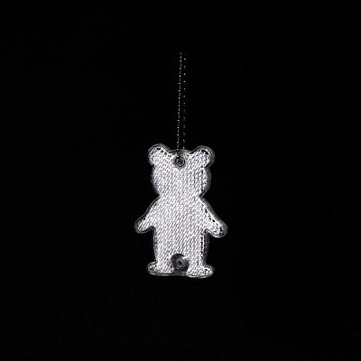 Пешеходный светоотражатель с цепочкой «Мишка»