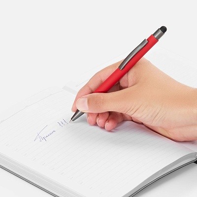 Ручка шариковая Atento Soft Touch со стилусом