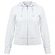 Толстовка женская Hooded Full Zip белая