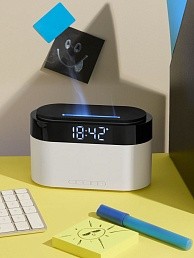 Увлажнитель-ароматизатор с часами и подсветкой ClockWave