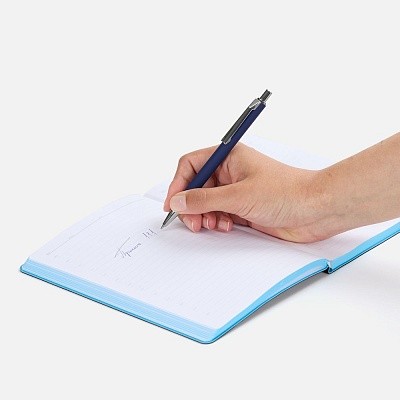 Ручка шариковая Lobby Soft Touch Chrome