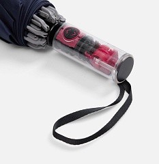 Зонт наоборот складной Futurum со светоотражающим кантом