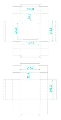 Коробка с окном Vindu