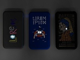 Аккумулятор Uniscend Starry с подсветкой, 5000 мАч