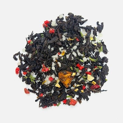 Чай «Сокочай», черный с соком ананаса, клубникой, мятой