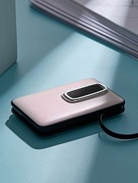 Аккумулятор с быстрой и беспроводной зарядкой Pearline, 10 000 мАч