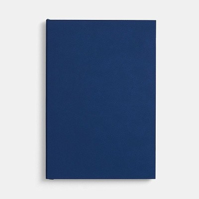 Ежедневник Flat, недатированный, синий