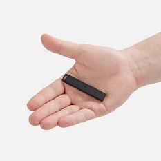 Флешка markBright Black с белой подсветкой