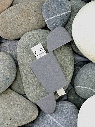 Флешка Pebble Universal, USB 3.0, серая