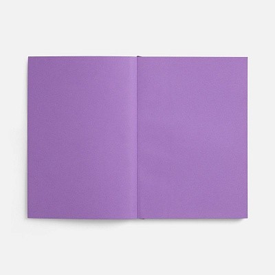 Ежедневник Flat, недатированный, фиолетовый