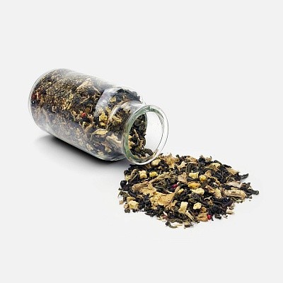 Чай «Сокочай», зеленый с соком имбиря, яблоком