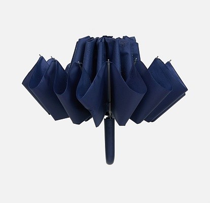 Зонт обратного сложения inLoop с ручкой-карабином