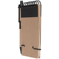 Блокнот на кольцах Eco Note с ручкой