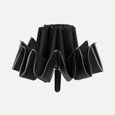 Зонт обратного сложения с ручкой-карабином Foldberry