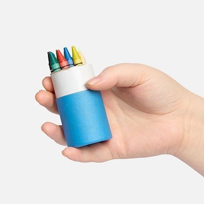 Набор цветных карандашей с мелками Kiddo Tube
