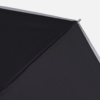 Зонт наоборот складной Futurum со светоотражающим кантом