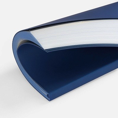 Ежедневник Flat, недатированный, синий