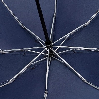 Зонт наоборот складной Futurum со светоотражающим кантом